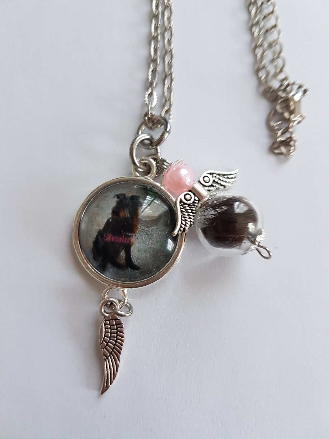 Hundehaar Schlüsselanhänger - Leder Anhänger Zur Haaraufbewahrung