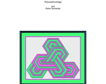 Instructions de broderie entrelacées