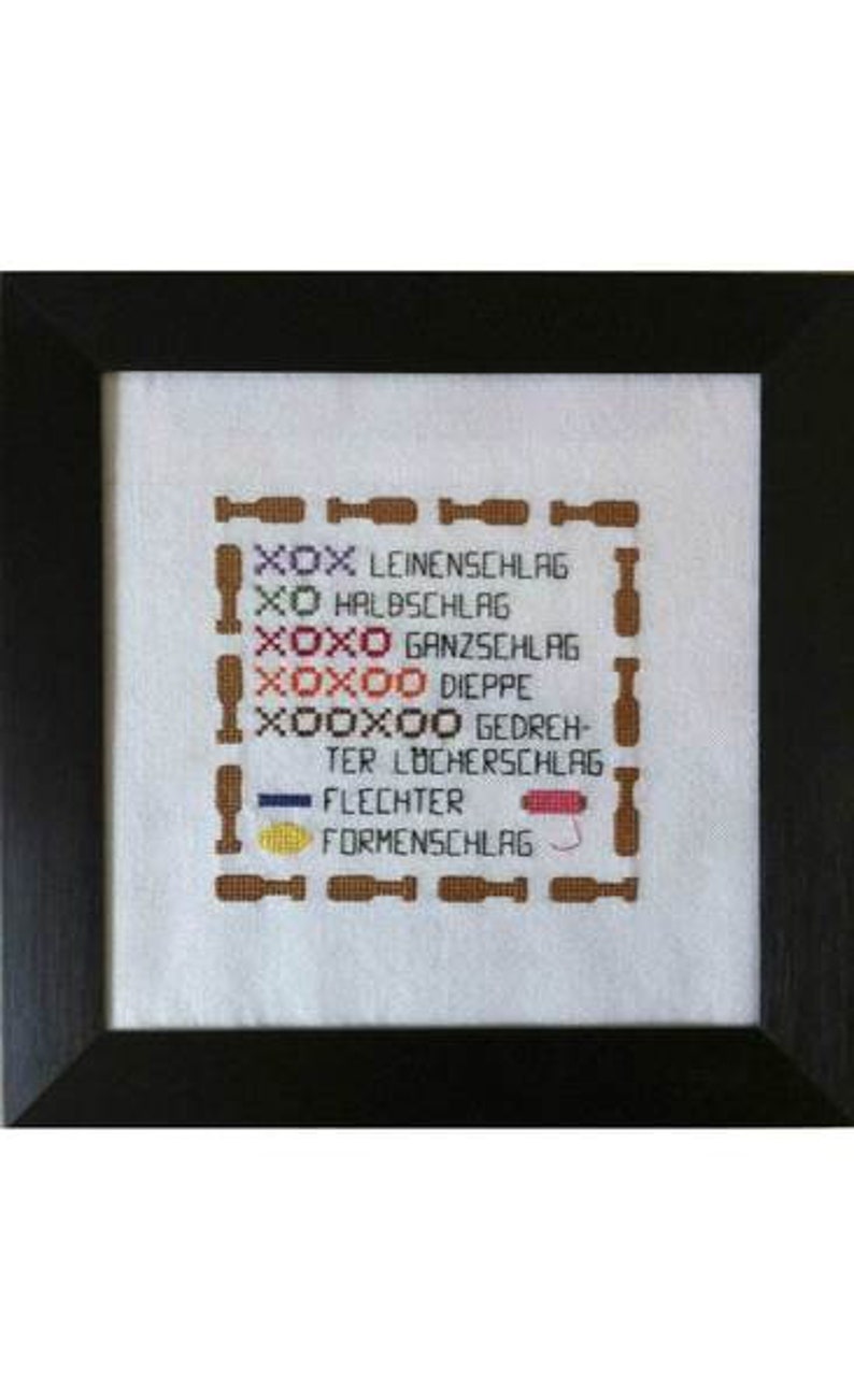 Gabarit de broderie : code couleur image 2