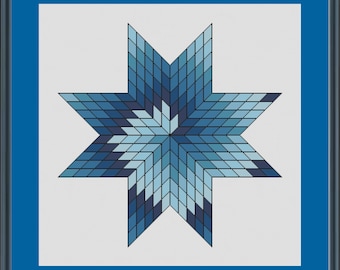 Modèle de broderie : Lone Star Twister