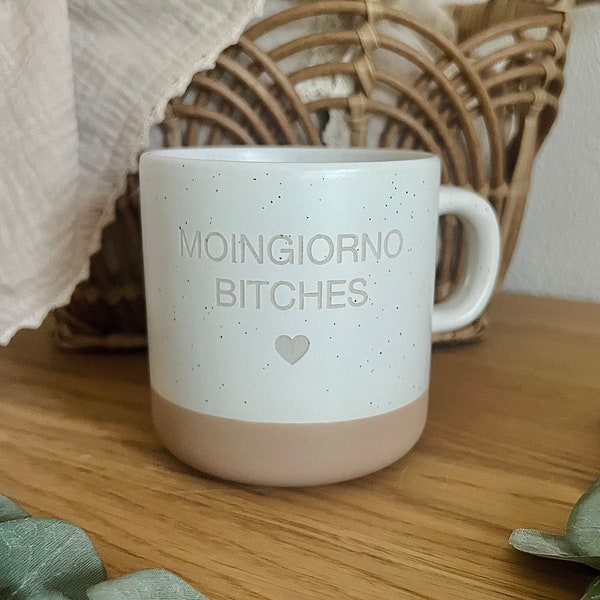 Tasse aus Keramik, Becher, Kaffeetasse Geschenk Freundin Schwester, Witzige Geschenke