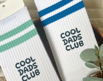 Cool Dads Club, Socken mit coolem Spruch, bedruckte Socken, Socken für coole Papas
