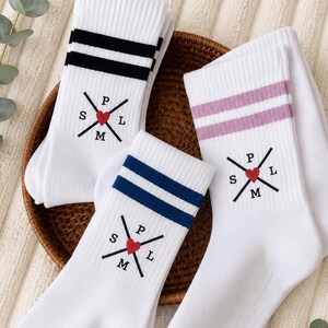Socken mit Buchstaben, Geschenk für die ganze Familie, bedruckte Socken