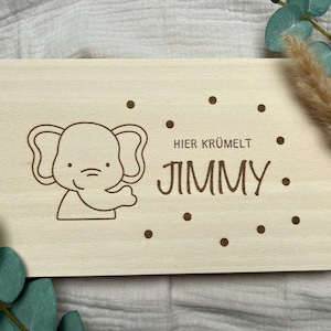 Cutting board with name, breakfast board, snack board, board personalized with name