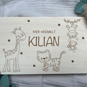 Breakfast board, snack board, personalized with name