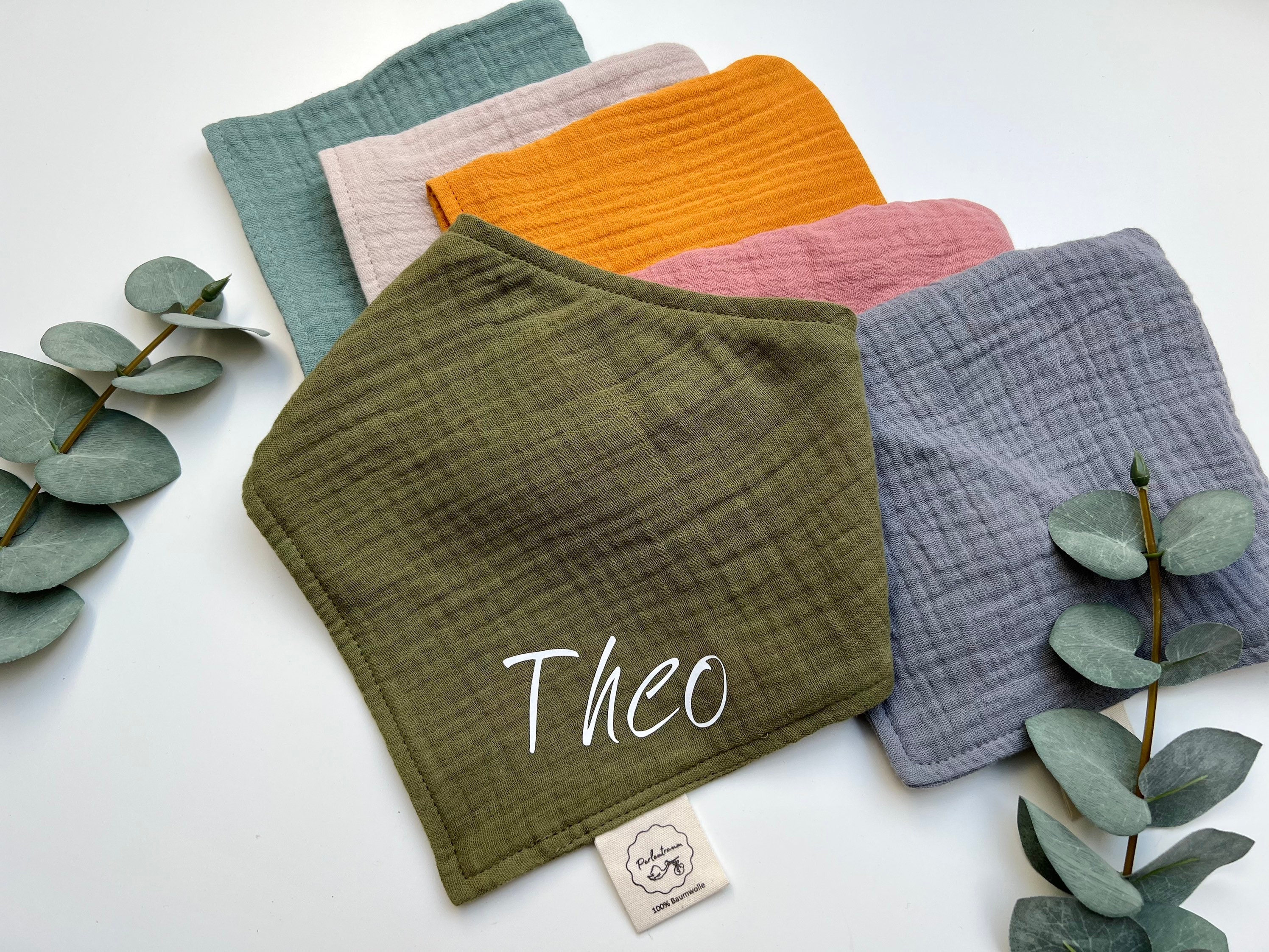 Sciarpa Bambino 0-6 Anni - Cotone Mussola, Morbida, Lavabile, Multifunzione - Foto 10