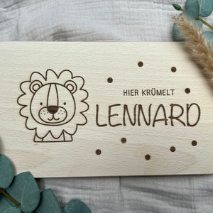 Breakfast board, snack board, personalized with name