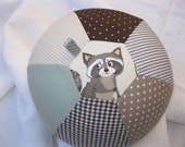 balloon cover quot racoon quot - baby shower christmas surprise - santaclausewoodland - animals - forest - shower favours - shower games - autumn -
