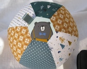 balloon cover quot bear quot - easter surprise - easter party - babyparty - showergames - baby, traveltoy - patchwork - shower games - shower favour