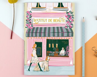 Notebook Notebook Beauty salon in Paris A5 pages, groomer