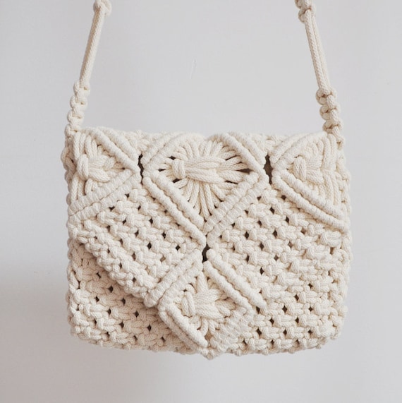 macrame bag etsy