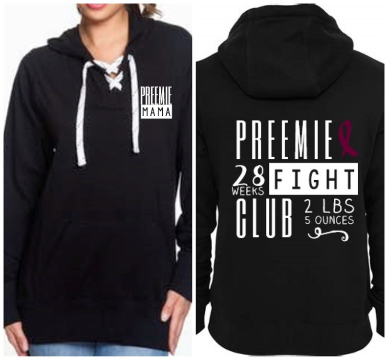 Preemie mom-preemie fight club-custom weeks