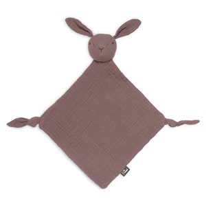 Rabbit Bunny Ears de Jollein, coffret cadeau personnalisé pour bébé pour baptêmes, naissances, baby showers, couverture câline et jouet de préhension en silicone pour bébé image 2