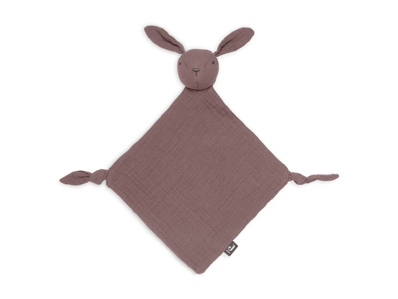 Rabbit Bunny Ears de Jollein, coffret cadeau personnalisé pour bébé pour baptêmes, naissances, baby showers, couverture câline et jouet de préhension en silicone pour bébé image 2