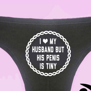 Amo a mi esposo pero su pene es diminuto Bragas de mujer sexys