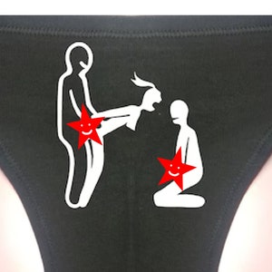 Rub for Peep Show Panties Sexy Christmas Gift Funny Naughty Slutty