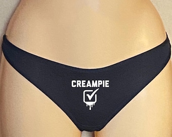 Creampie Knickers for your wife,