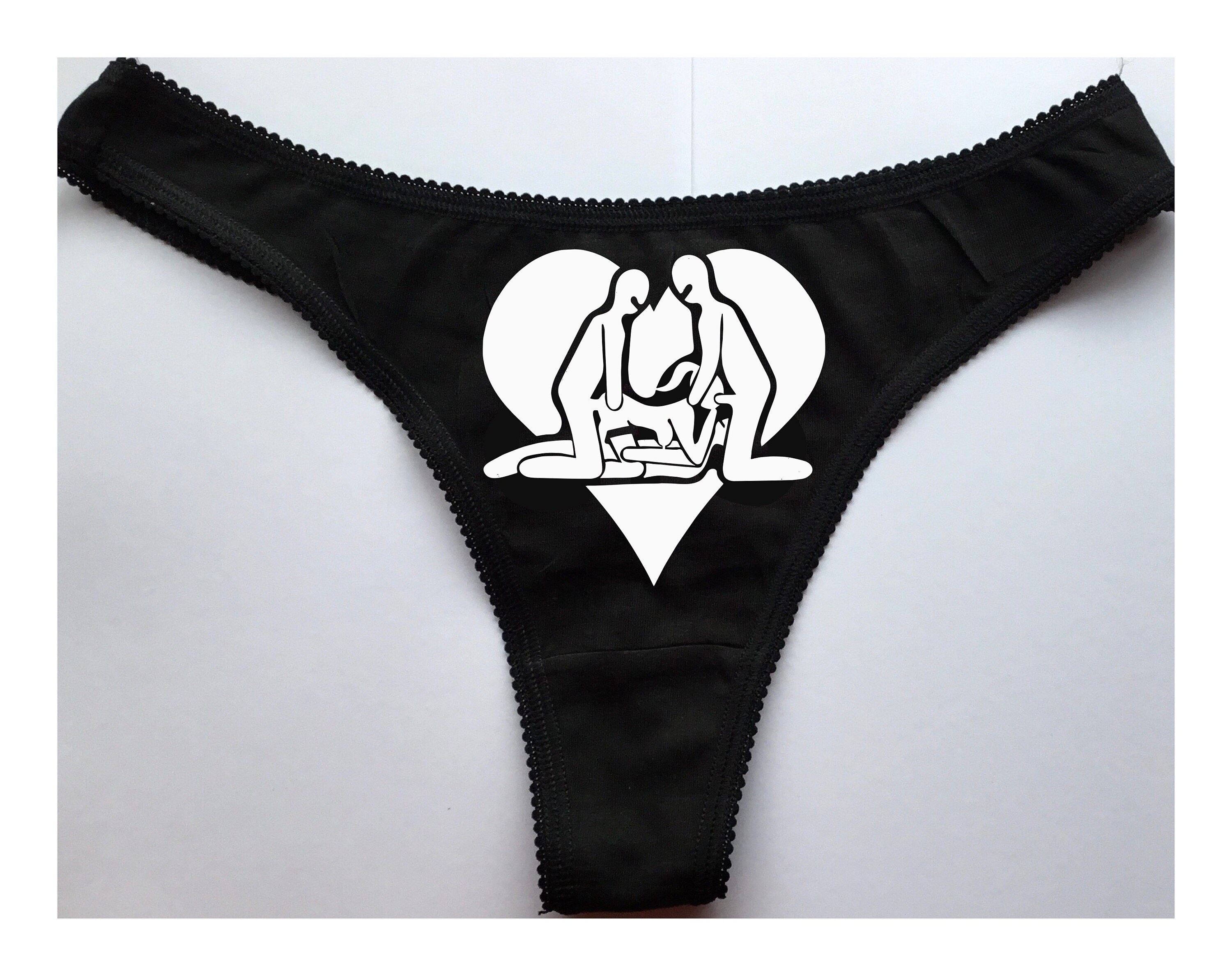 Queen Of Spades QOS Logo G-String Thong Tanga Mistress Sissy Snowbunny Hotw...