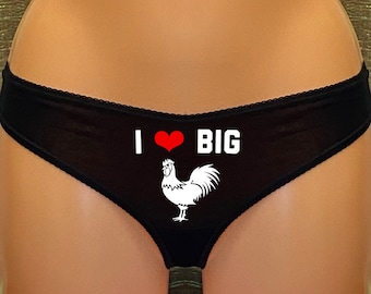 I Love Big Cocks Panties, Naughty Knickers