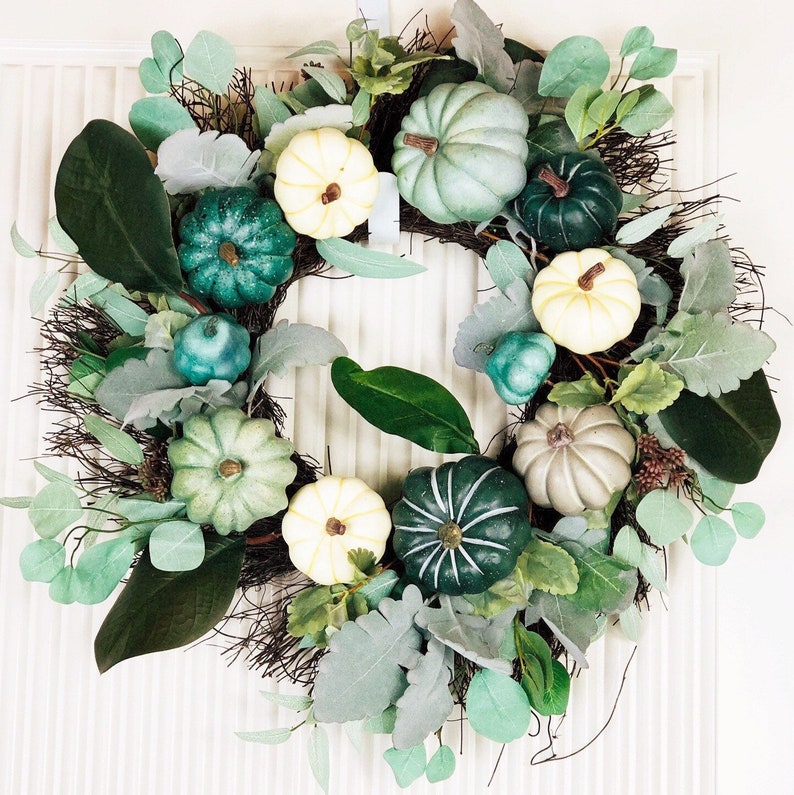 Southern Charm Wreaths Fall Wreaths for Front Door Pumpkin Etsy
