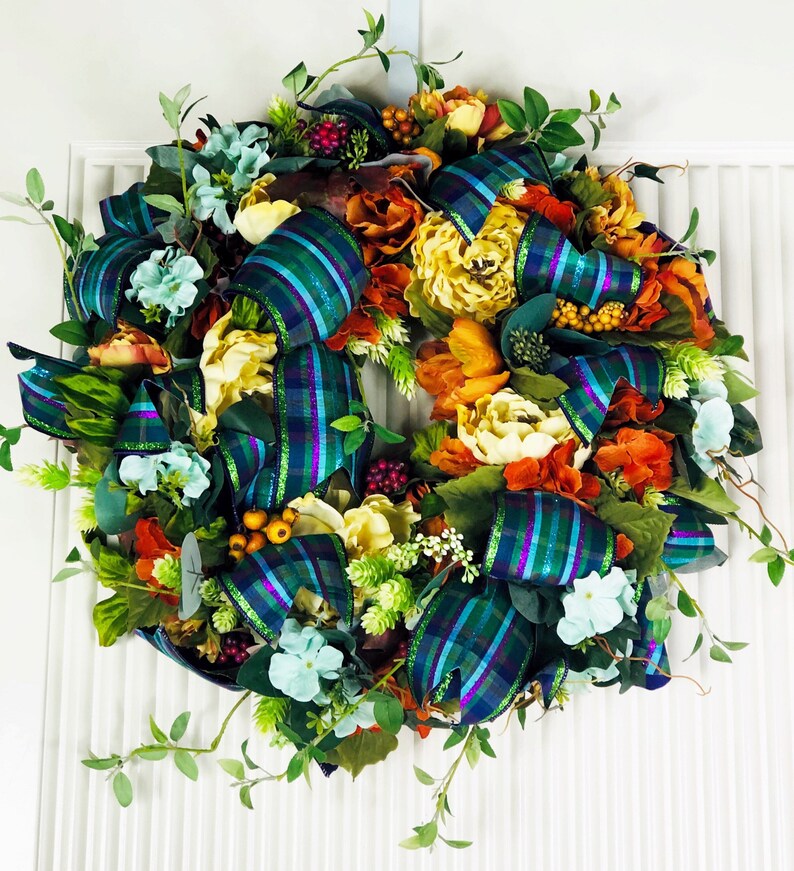 Southern Charm Wreaths Fall Wreaths for Front Door Peony Etsy