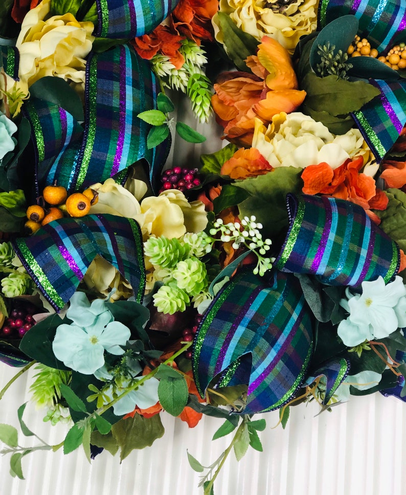 Southern Charm Wreaths Fall Wreaths for Front Door Peony Etsy