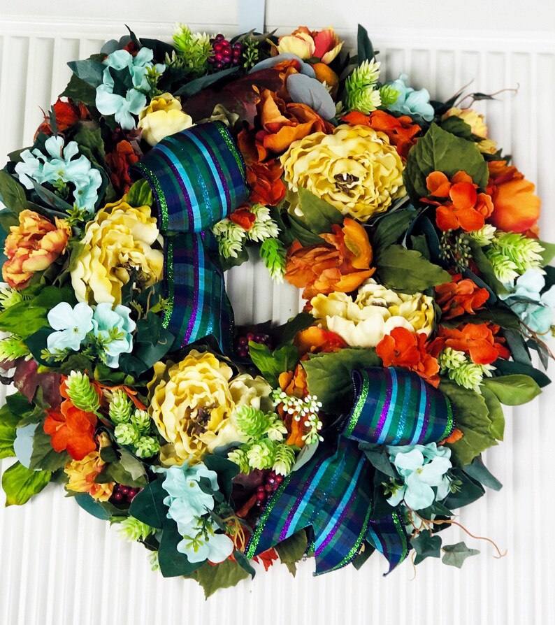 Southern Charm Wreaths Fall Wreaths for Front Door Peony Etsy