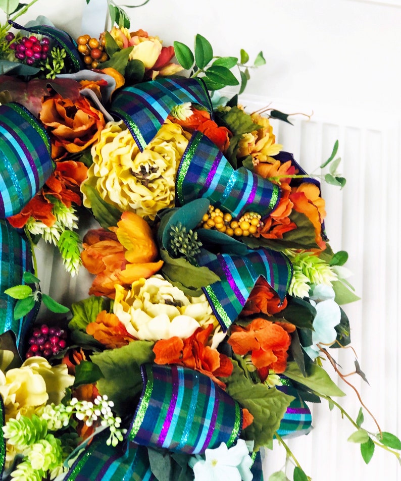 Southern Charm Wreaths Fall Wreaths for Front Door Peony Etsy