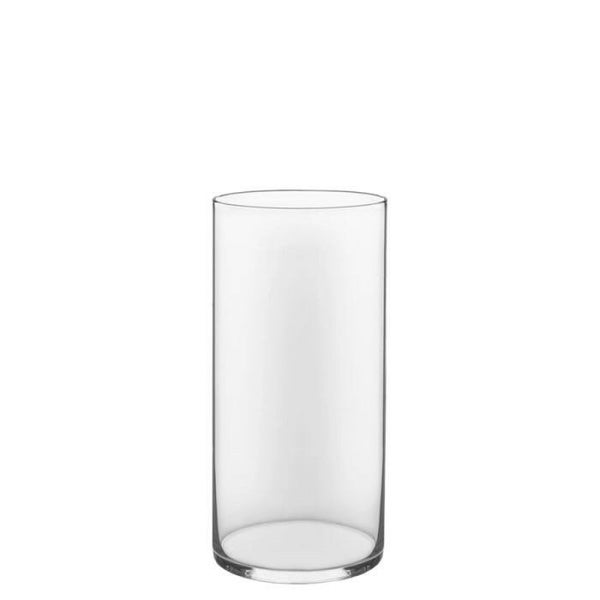 Jarrones cilíndricos de vidrio soplado a mano, decoración de mesa, jarrones florales, decoración de bodas