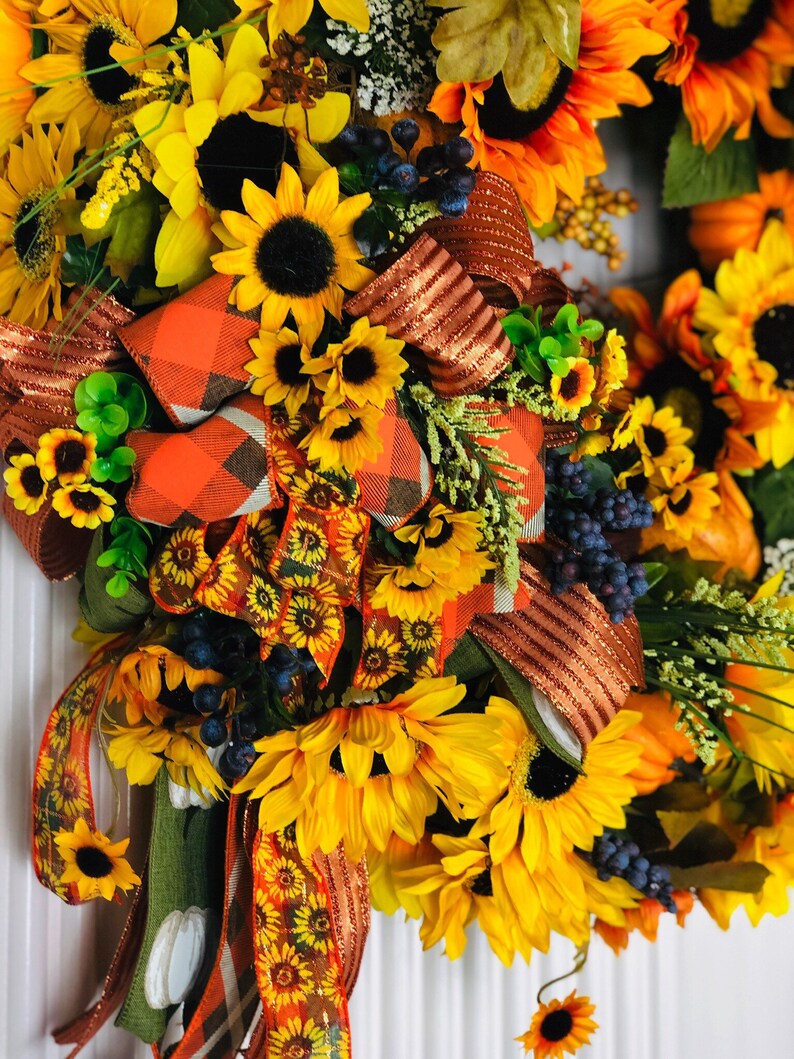 Southern Charm Wreaths Fall Wreaths for Front Door Pumpkin Etsy