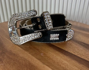 BB Simon Black Cowhide Leather Belt 36 XXL New | eBay