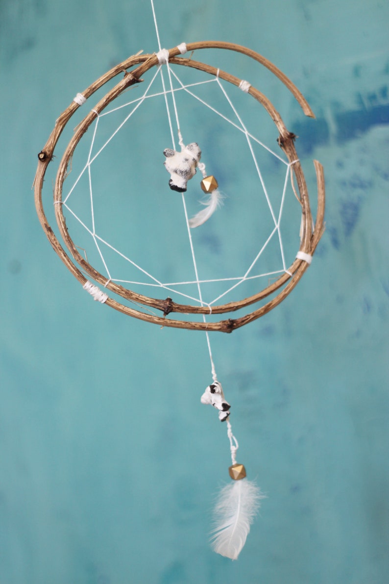 Boho Traumfänger Ostsee Ø 17cm Dreamcatcher Bild 1