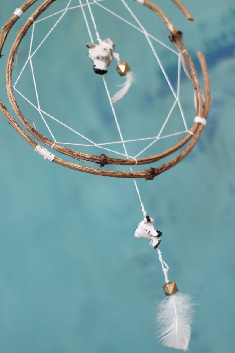 Boho Traumfänger Ostsee Ø 17cm Dreamcatcher Bild 2