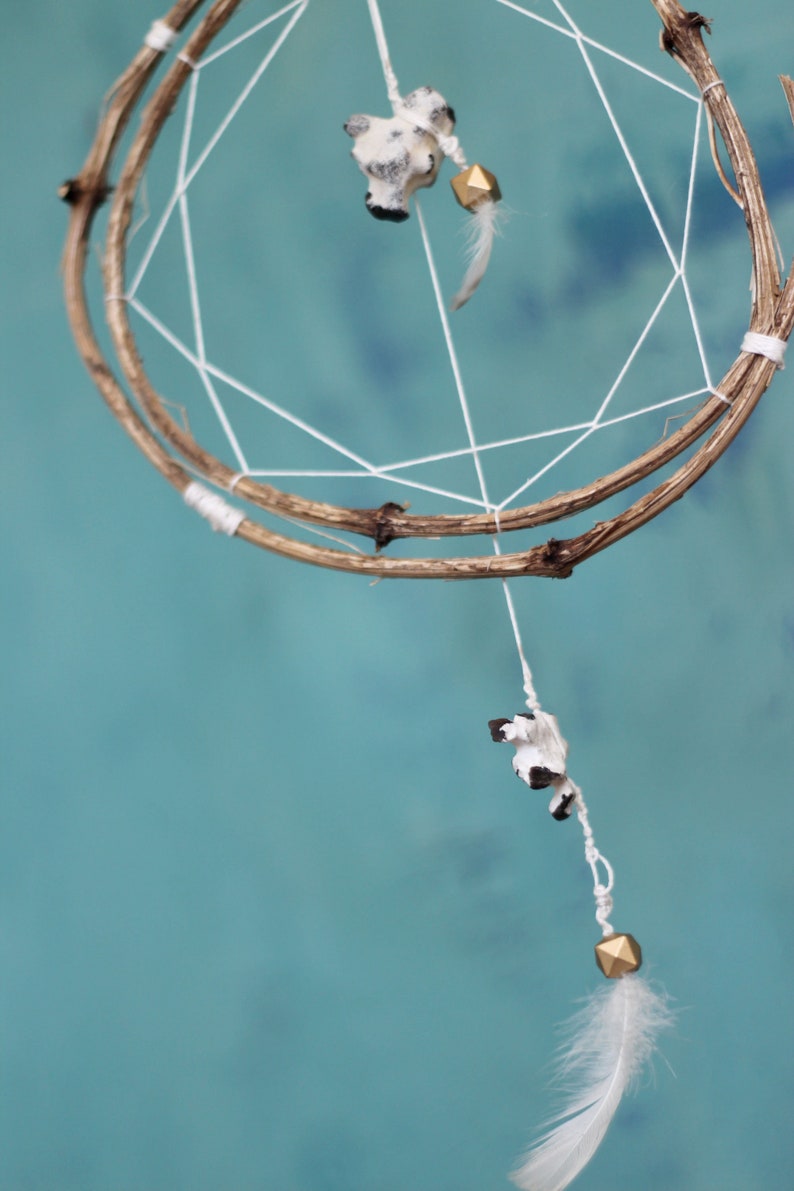 Boho Traumfänger Ostsee Ø 17cm Dreamcatcher Bild 5