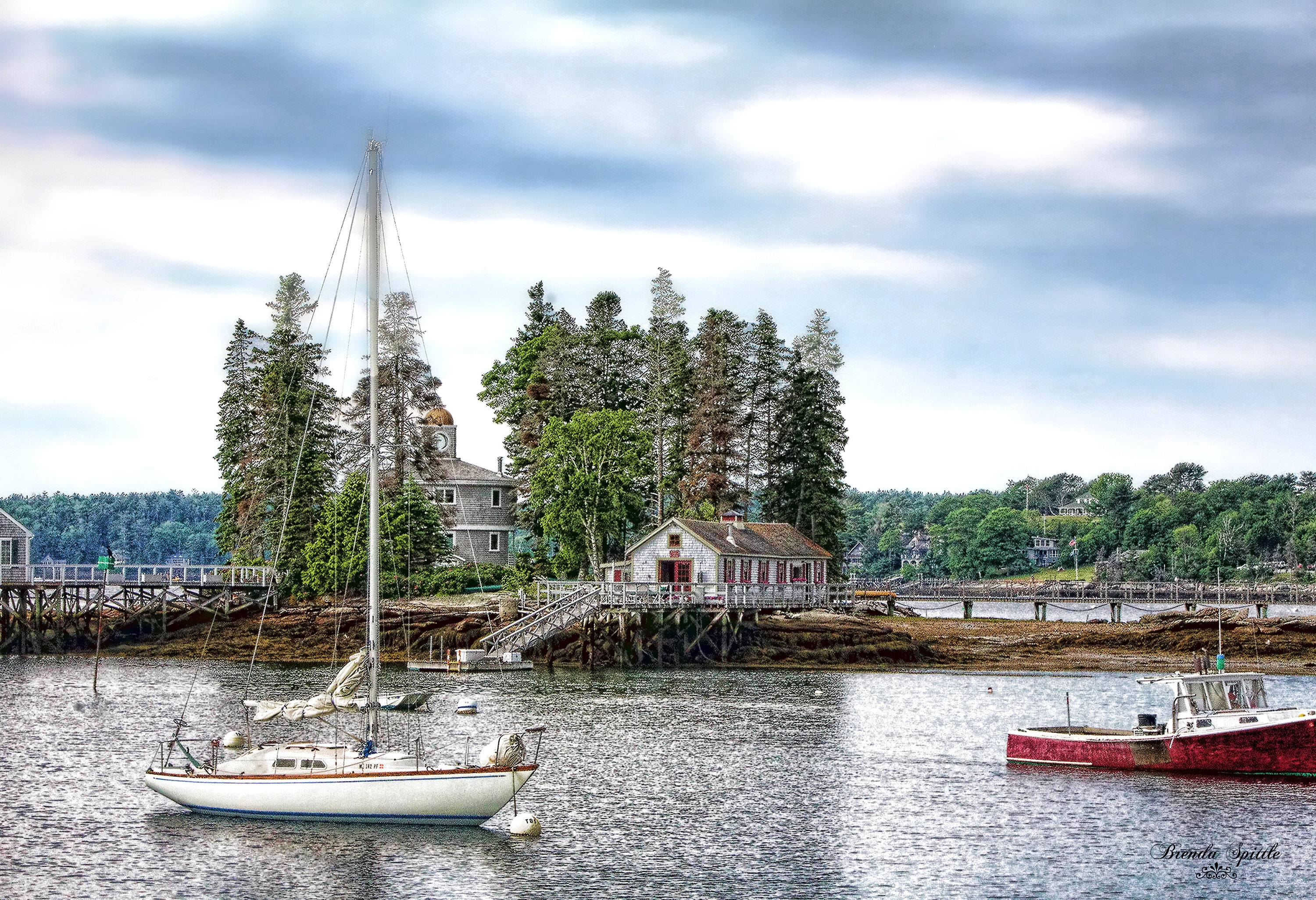 Little Island in Maine, Boothbay Harbor Etsy