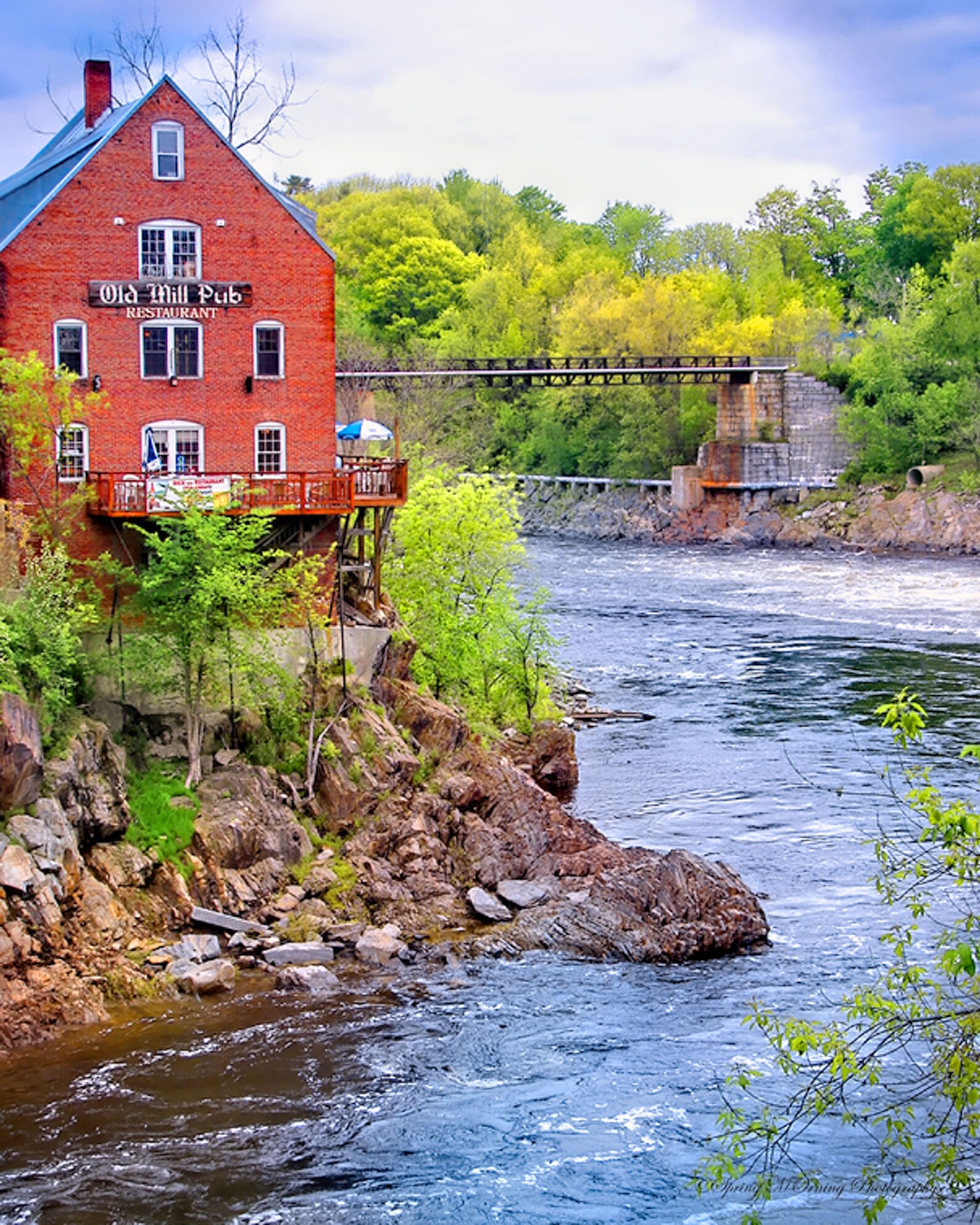 Skowhegan, Maine Pub, on the River Etsy