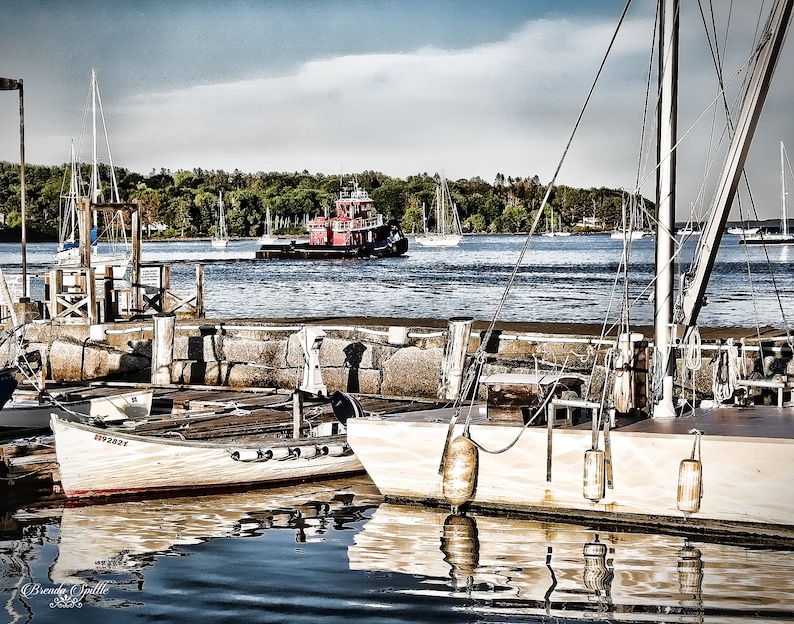 boats in belfast maine etsy