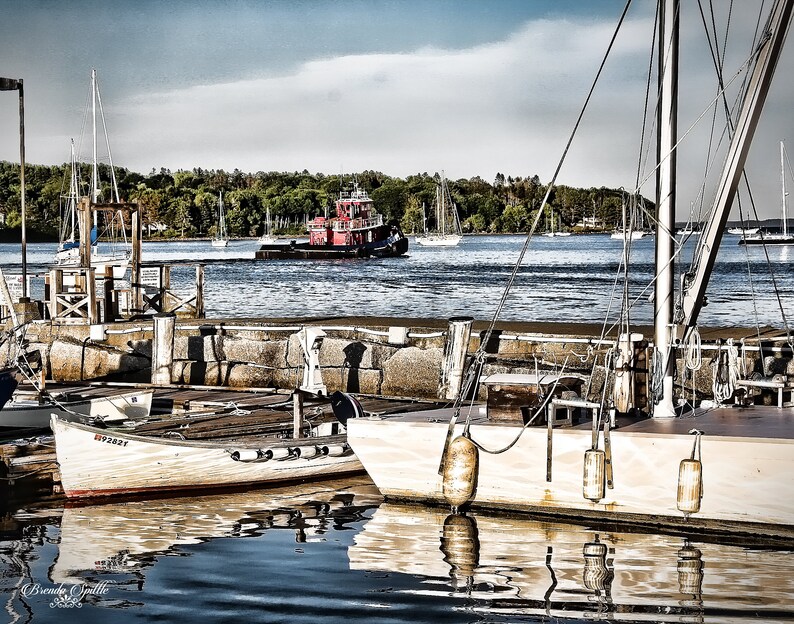 boats in belfast maine etsy