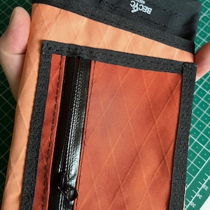 zip Bag, Geldbörse, Organizer aus recycelten x-pac Material mit vielen Fächern