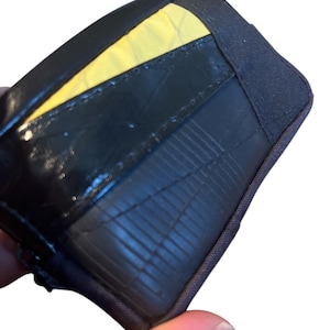 Upcycling Geldbeutel, handgemachte Geldbörsen, nachhaltige Accessoires, einzigartige Geldbeutel, recycelte Materialien