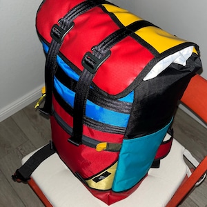 Rucksack aus LKW Plane, Herren Rucksack, Damen Rucksack, Tasche LKW Plane, Rucksack Plane, city Rucksack