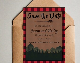 savethedate template etsy