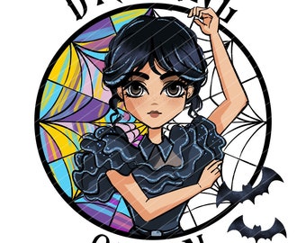 WEDNESDAY ADDAMS PNG digitale Datei Addams Family verschiedene Motive und Sets