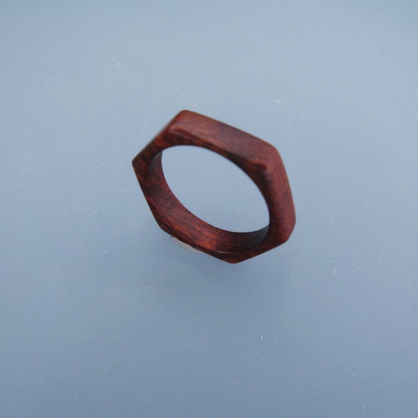 Wooden jewelry ring