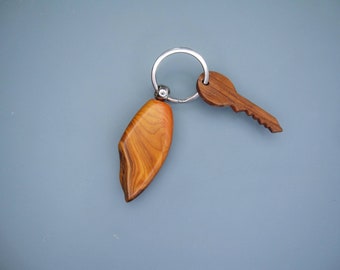 wooden keychain