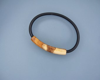 Wooden jewelry bracelet