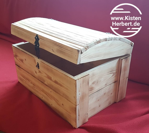 childrens wooden treasure chest