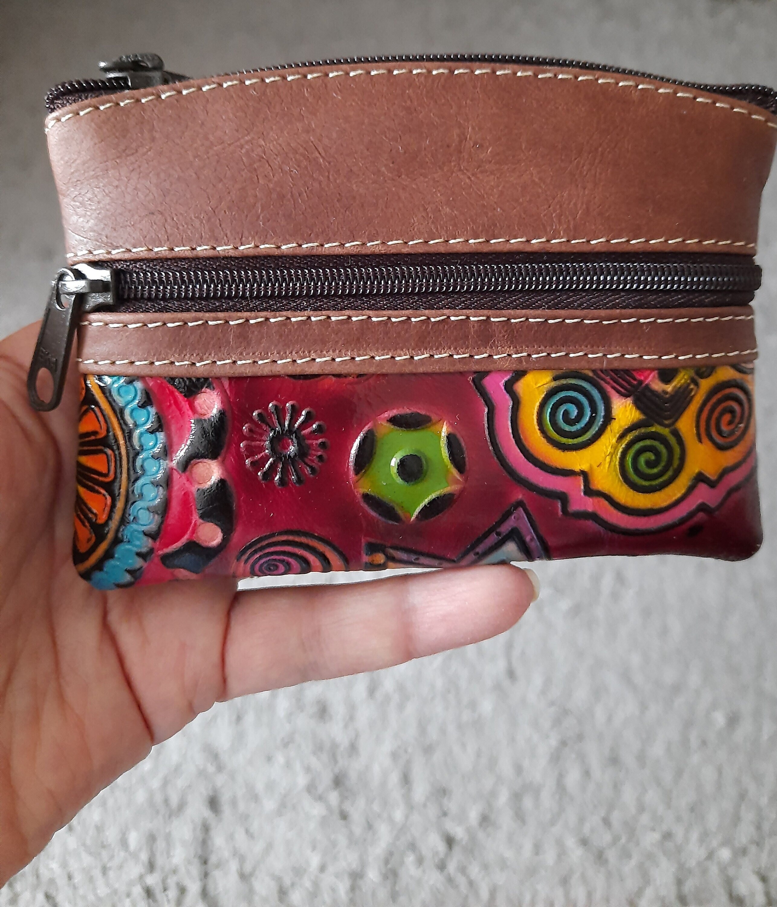 Portafoglio Da Polso Bohémien Con Portachiavi - In Silicone, 4 Scomparti Carte, Regalo Per Donna