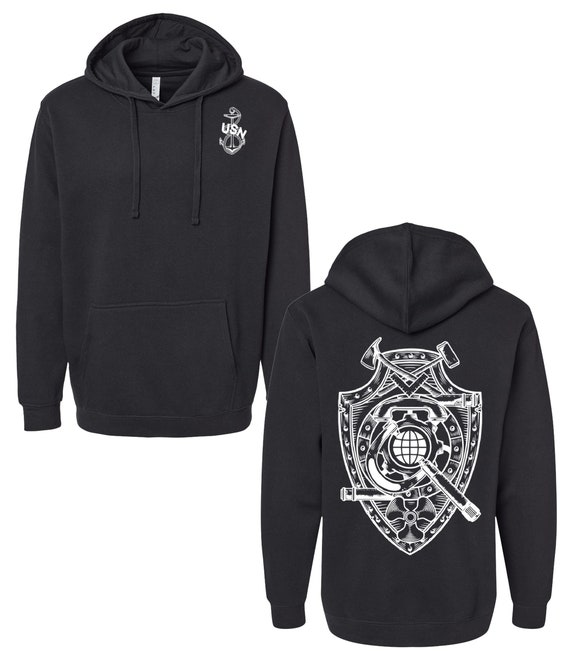 US Navy 1893 Chief Anchor Snipe sudadera con capucha sudadera con