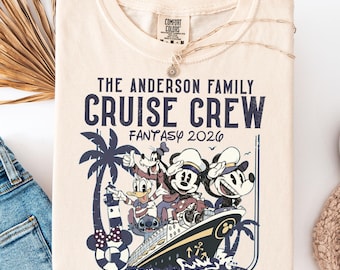 Spersonalizowana koszulka inspirowana linią rejsową Disney Cruise Line, pasująca koszulka z motywem rejsu Castaway Cruise Trip, Disney Wish Dream Magic Wonder Fantasy Treasure Destiny